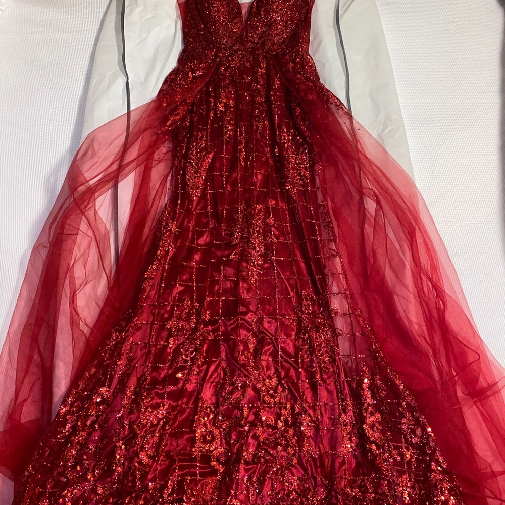 Red pageant/prom dress